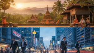 living in chiang mai vs bangkok budget