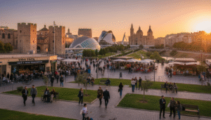 living in valencia spain on modest income